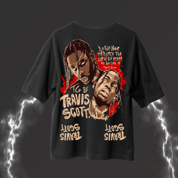 Travis Scott Oversized T-shirt | Melquoise