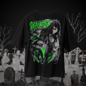 Grave Art premium oversized tshirt 240 gsm french terry | melquoise