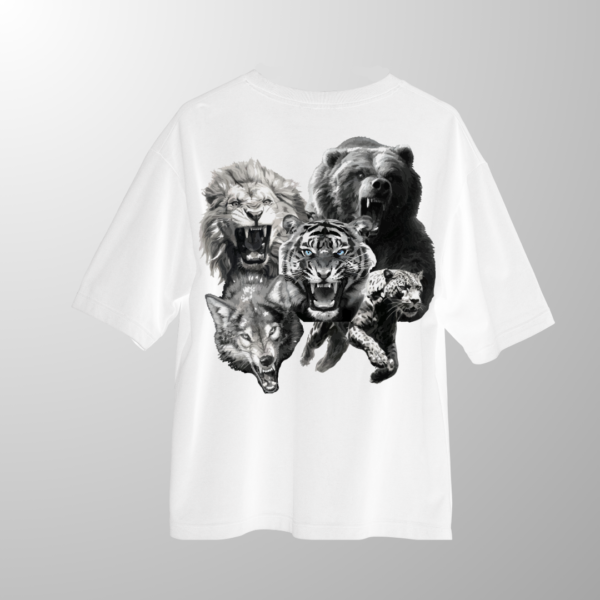 the predator oversized premium tshirt | melquoise | wildlife theme