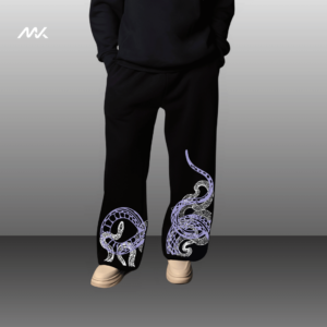 bootcut lower 240 gst french terry fabric | printed bootcut lower | trendy printed bootcut lower | melquoise | melqouise | trendy printed lowers under 400rs | UNISEX BOOTCUT STRAIGHT FIT SWEATPANTS | MELQUOISE | MELQOISE | MELQUOISE