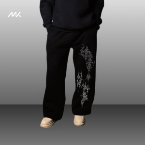 bootcut lower 240 gst french terry fabric | printed bootcut lower | trendy printed bootcut lower | melquoise | melqouise | trendy printed lowers under 400rs | UNISEX BOOTCUT STRAIGHT FIT SWEATPANTS | MELQUOISE | MELQOISE | MELQUOISE | straight fit printed lowers | baggy printed lowers | baggy printed sweatpants