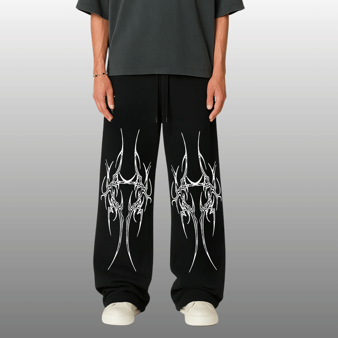 Baggy Lowers | printed baggy sweatpants | printed baggy lowers under 500rs | baggy lowers for college students | melquoise | melqoise | melqouise | baggy printed sweatpants