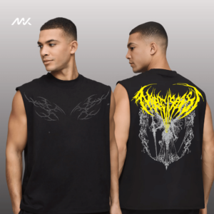 Branded Vest online | boxy tank vest | melquoise | melqouise | melqoise | melquose | black printed trending vest | tank vest under 300rs | gym vest under 300rs | gym vest for boys | gym vest for girls | comfortable half sleeves vest