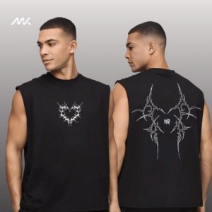 Branded Vest online | boxy tank vest | melquoise | melqouise | melqoise | melquose | black printed trending vest | tank vest under 300rs | gym vest under 300rs | gym vest for boys | gym vest for girls | comfortable half sleeves vest