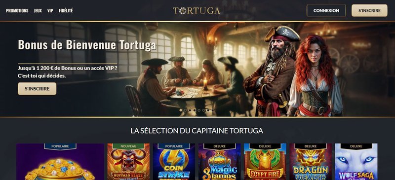 Découvrez tortuga casino application